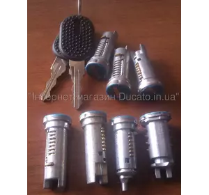 Личинка замка (комплект 7 шт.) Fiat Ducato 230 (1994-2002), 1313412080, 1303833614, FT94107