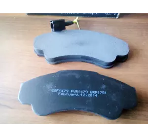 Колодки тормозные Peugeot Boxer II (2002-2006) передние R16, 425245, 425459, LP1751 Колодки тормозные Peugeot Boxer II (2002-2006) передние R16, 425245, 425459, LP1751