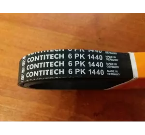 Ремень генератора Peugeot Expert II (2004-2006) 1.9D (1868 куб см.), 5750VF, 1606352380, 6PK1440 Ремень генератора Peugeot Expert II (2004-2006) 1.9D (1868 куб см.), 5750VF, 1606352380, 6PK1440