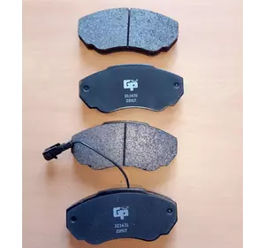 Передние тормозные колодки Citroen Jumper II (2002-2006) R15, 425242, 425225, GP REF10.1478 Передние тормозные колодки Citroen Jumper II (2002-2006) R15, 425242, 425225, GP REF10.1478