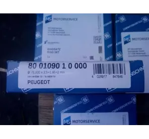 Кольца поршневые (STD) 75 мм (2.5-1.95-2 мм) Peugeot Partner B9 (2008-.....) 1.6HDi, 0640W5, 800109010000 Кольца поршневые (STD) 75 мм (2.5-1.95-2 мм) Peugeot Partner B9 (2008-.....) 1.6HDi, 0640W5, 800109010000