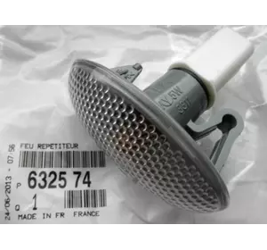 Повторитель поворота Peugeot Partner M59 (2003-2005), 632574 Повторитель поворота Peugeot Partner M59 (2003-2005), 632574