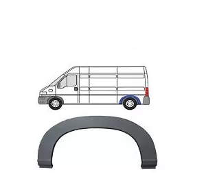 Арка заднего крыла (серп) Peugeot Boxer II (2002-2006), 1447775, 570283-4 Арка заднего крыла (серп) Peugeot Boxer II (2002-2006), 1447775, 570283-4