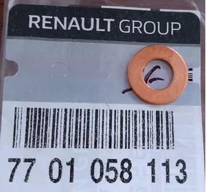 Уплотнительное кольцо форсунки (прокладка, шайба ) Renault Master III (2003-2010) 3.0DCi 7701058113,1662654T00