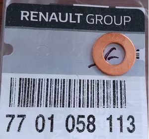 Уплотнительное кольцо форсунки (прокладка, шайба ) Renault Master III (2003-2010) 3.0DCi 7701058113,1662654T00 Уплотнительное кольцо форсунки (прокладка, шайба ) Renault Master III (2003-2010) 3.0DCi 7701058113,1662654T00