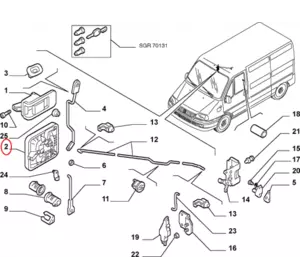 Б/У Ручка боковой сдвижной двери Citroen Jumper II (2002-2006), 9101T4, 1473218088 Б/У Ручка боковой сдвижной двери Citroen Jumper II (2002-2006), 9101T4, 1473218088